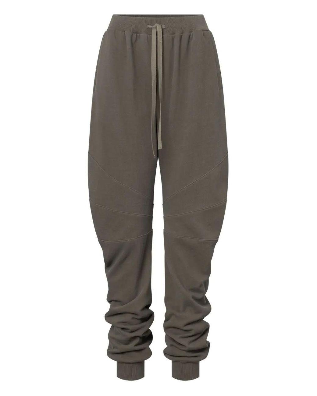 Elena Velez Gray Panelled Drawstring Track Pants