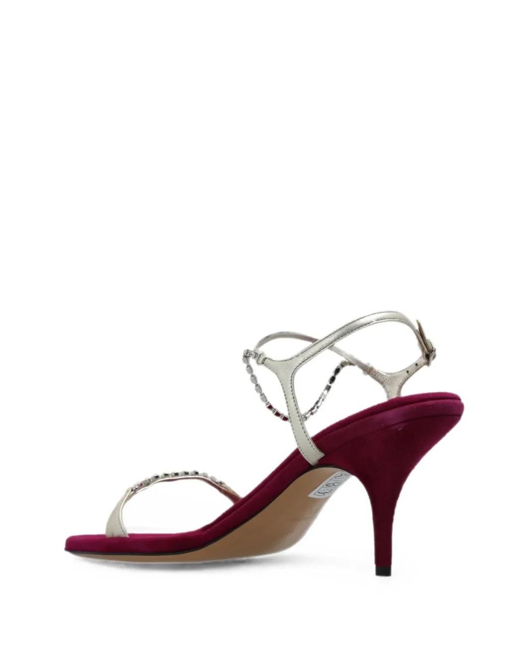 Chloé Pink Zia Heeled Sandals