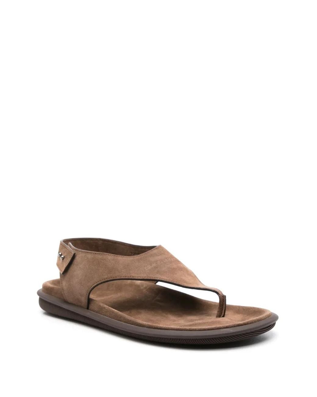 Giorgio Armani Brown Elegant Open Sandals for men