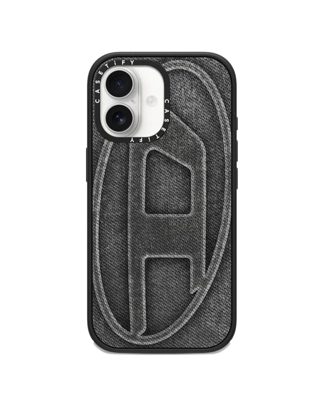 DIESEL Black X Casetify Denim-Effect Iphone 17 Case