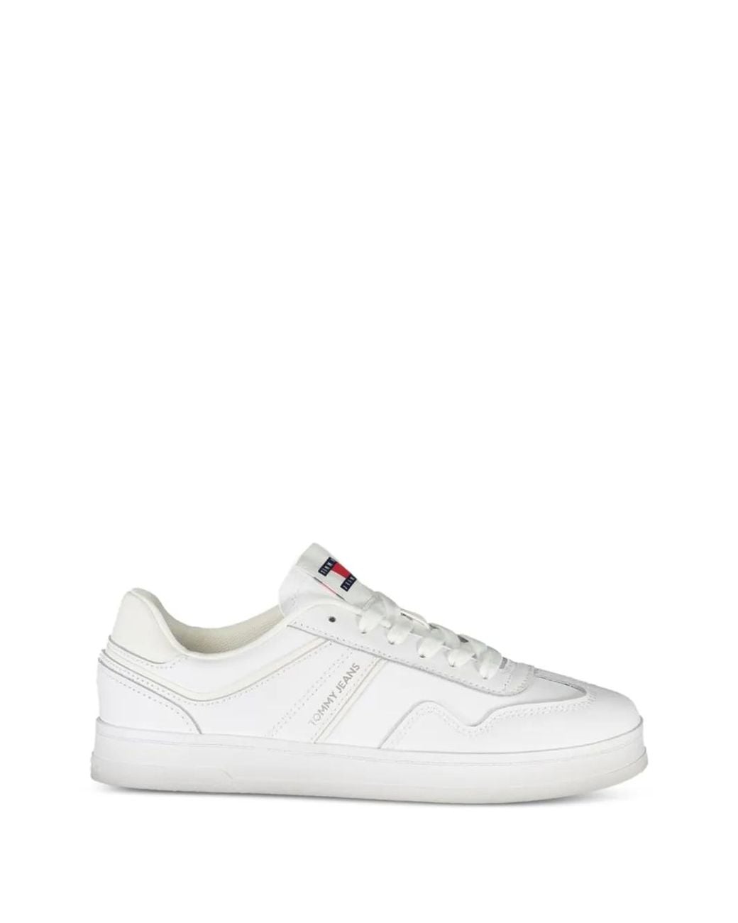 Tommy Hilfiger White Emmy Lace-Up Sneakers