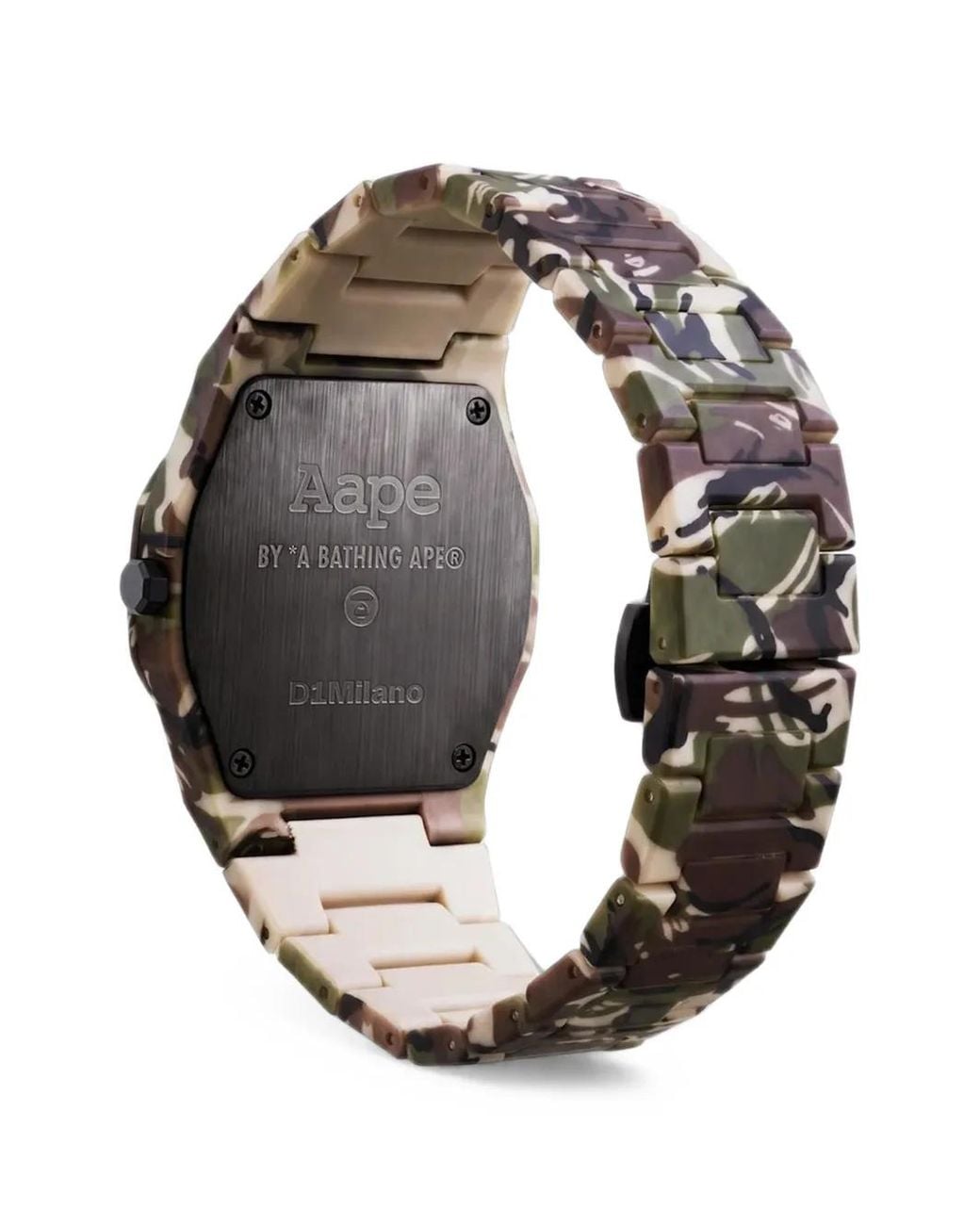 Aape By A Bathing Ape Gray Xd1 Camouflage-Print 40Mm Watch