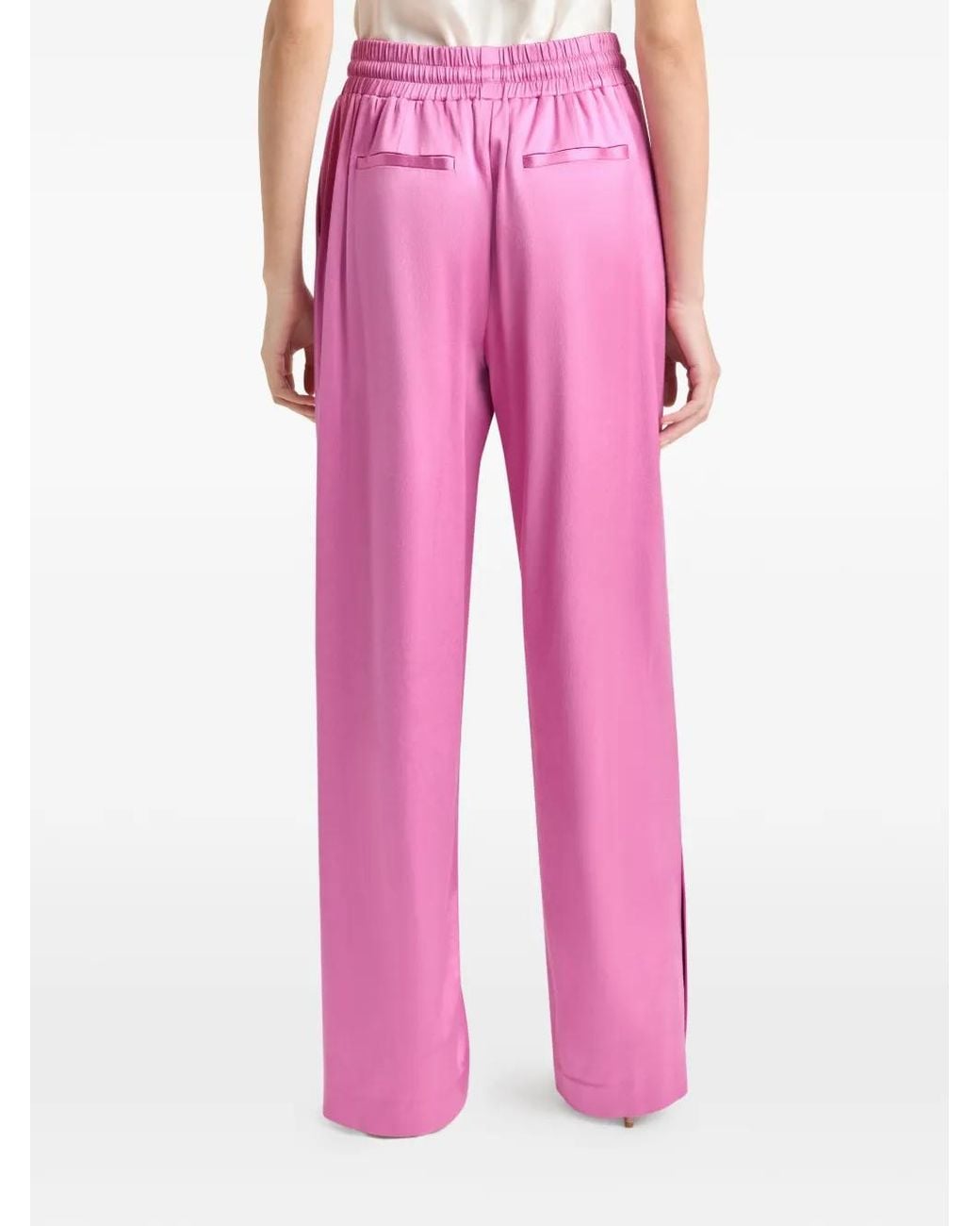 Cinq À Sept Damoni Broek Met Trekkoord En Split in het Pink