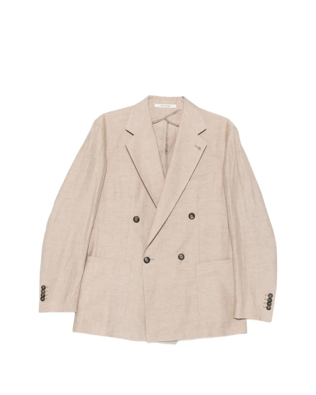 Tagliatore Natural Norman Double-Breasted Pleated Suit for men