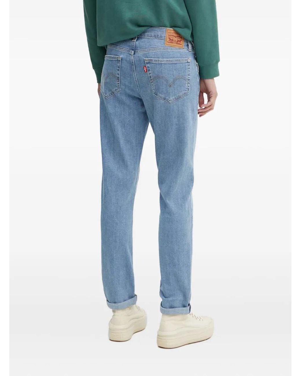 Levi's Blue Logo-Patch Jeans