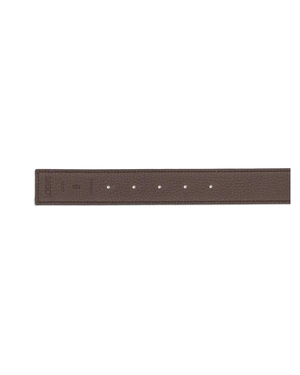 Loewe Brown Anagram Reversible 3.5Cm Belt for men