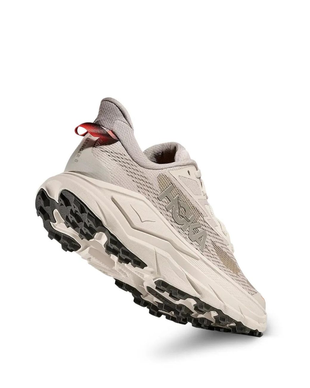 Hoka One One White Challenger 8 Logo-Detail Sneakers
