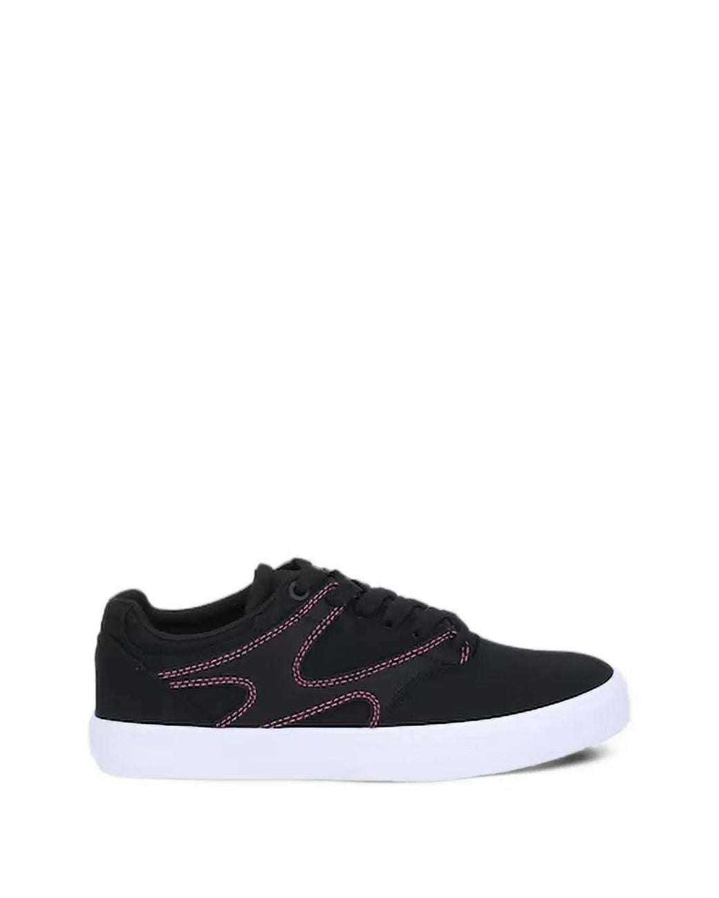 DC Shoes White Baskets Kalis Vulc À Coutures Contrastantes