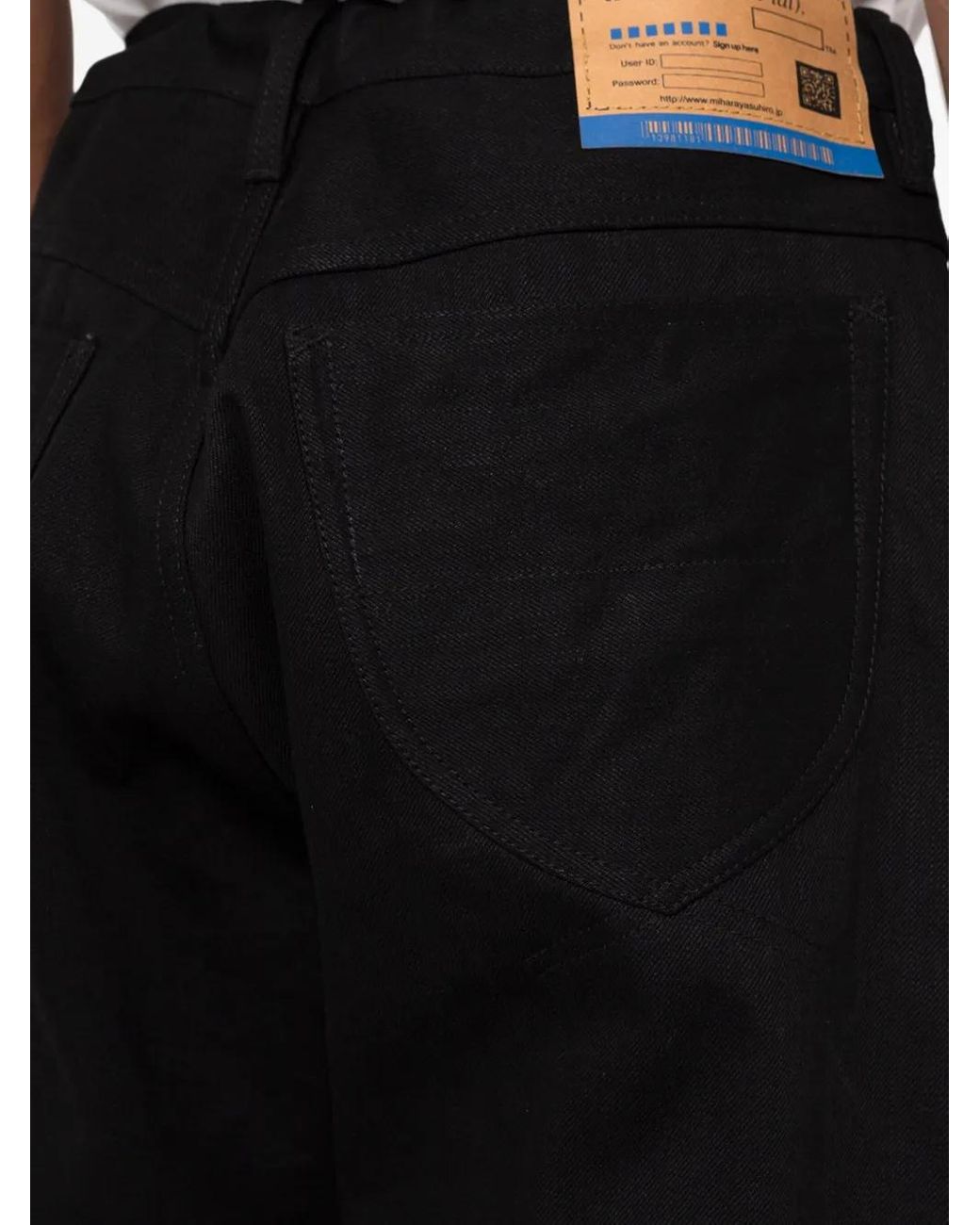 in・stru(men-tal) Black Selvage Denim Jeans for men