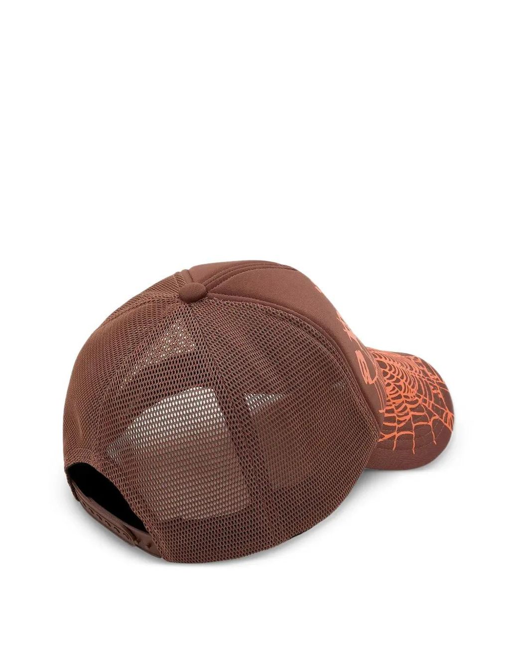 Sp5der Brown Web Cap