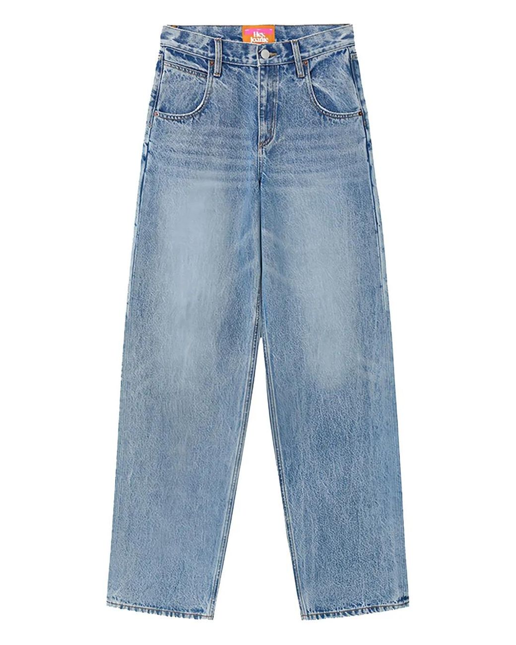 Hey Joanie Blue Logo-Patch Jeans
