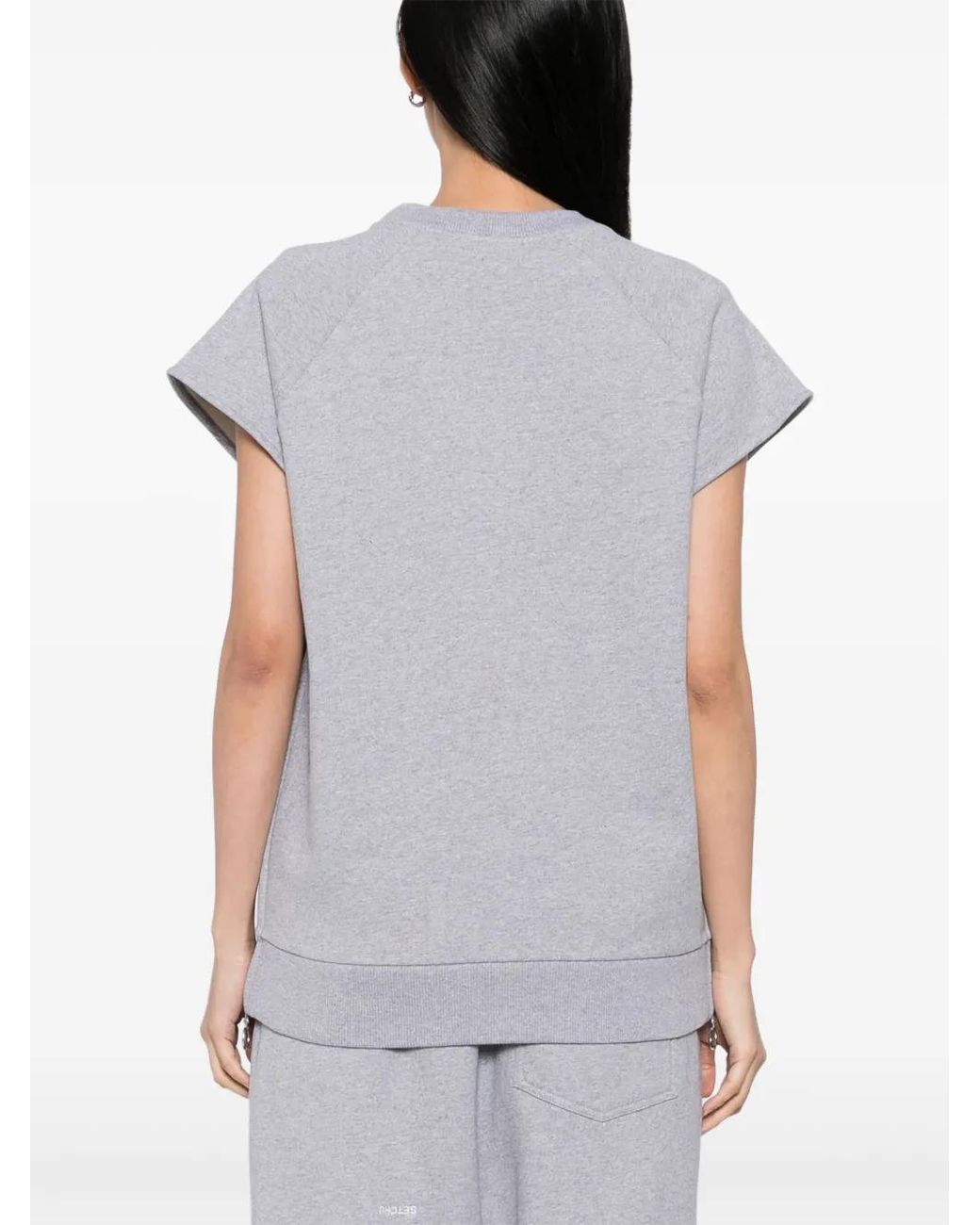 Setchu Gray Logo-Embroidered Vest