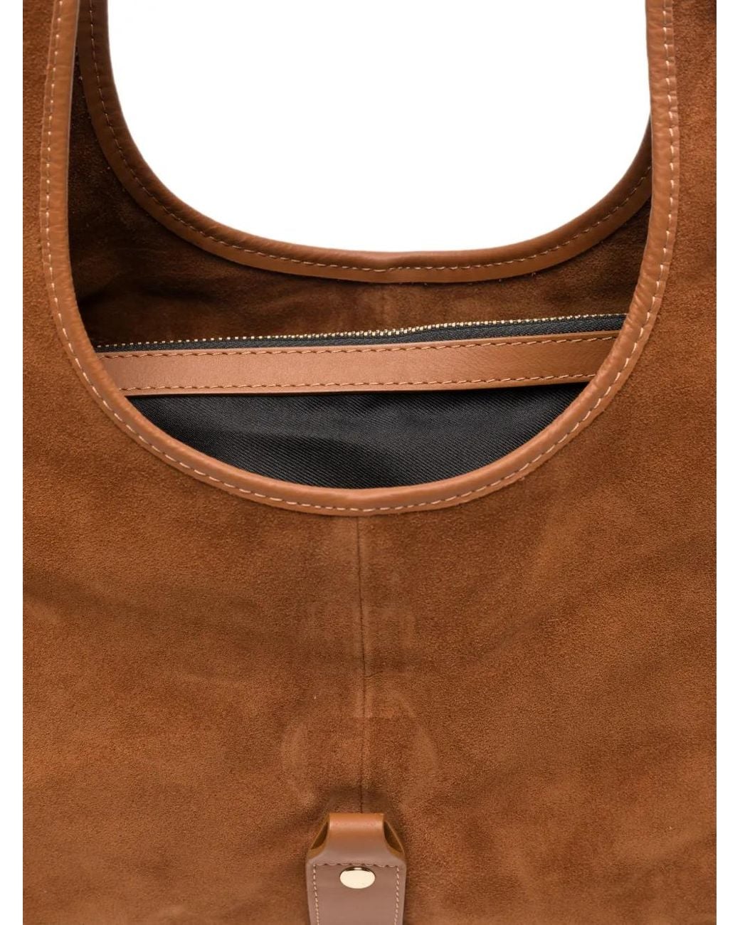 Marc Ellis Brown Maia M Suede-Finish Shoulder Bag