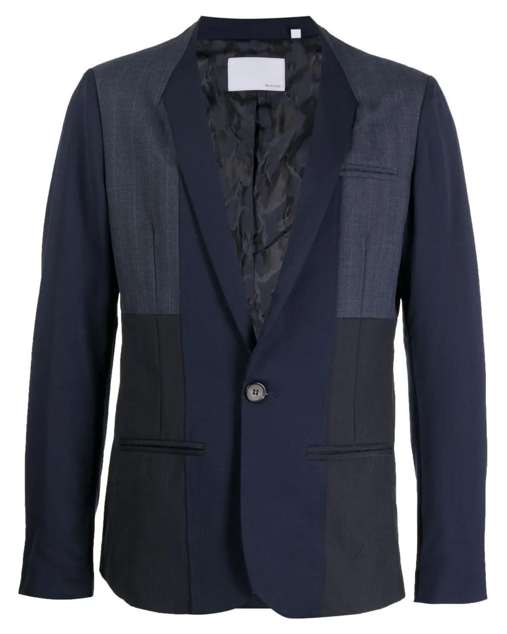 Private Stock Blue The Martel Single-Breasted Blazer for men