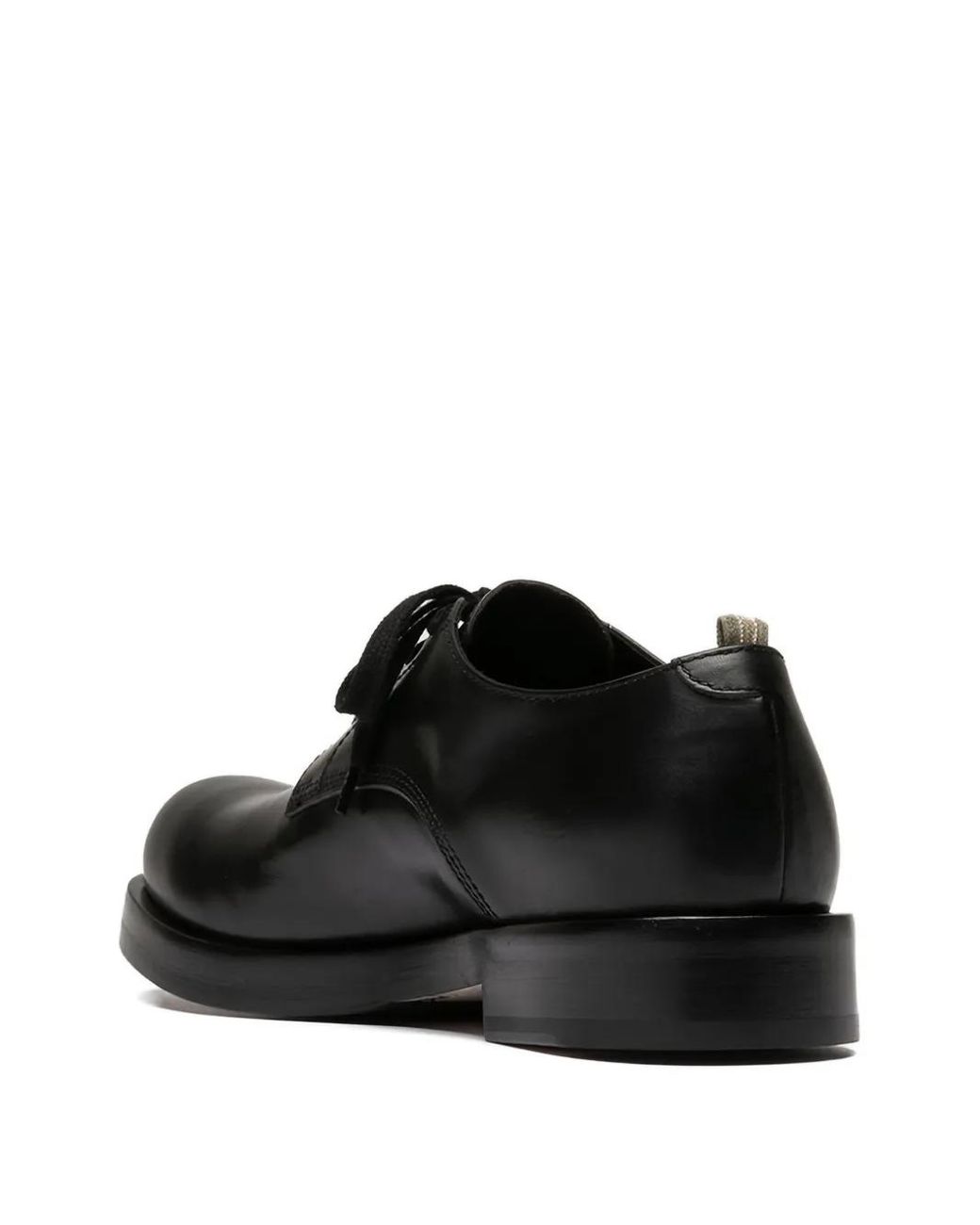 Officine Creative Black Leather Lace-Up Shoes for men