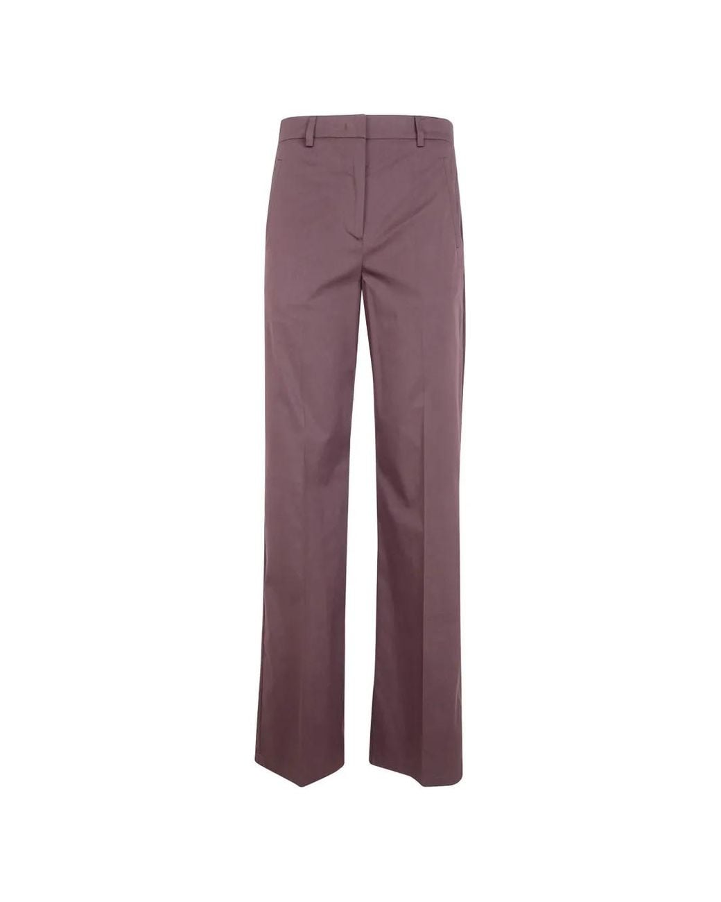 Blugirl Blumarine Purple Slit Pocket Trousers