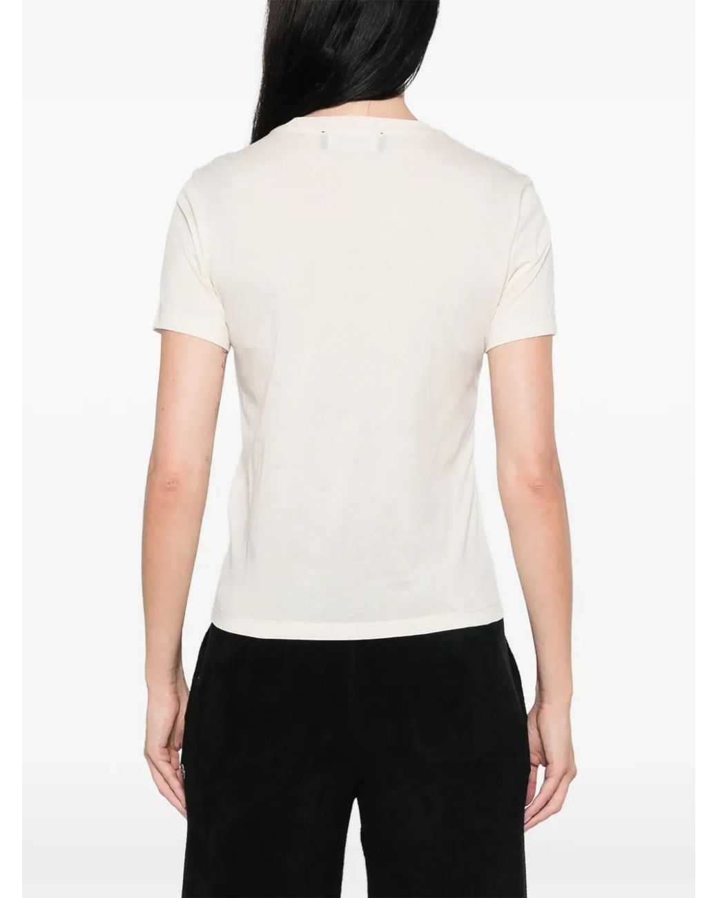 Amiri Pink T-Shirt À Logo Cœur Imprimé