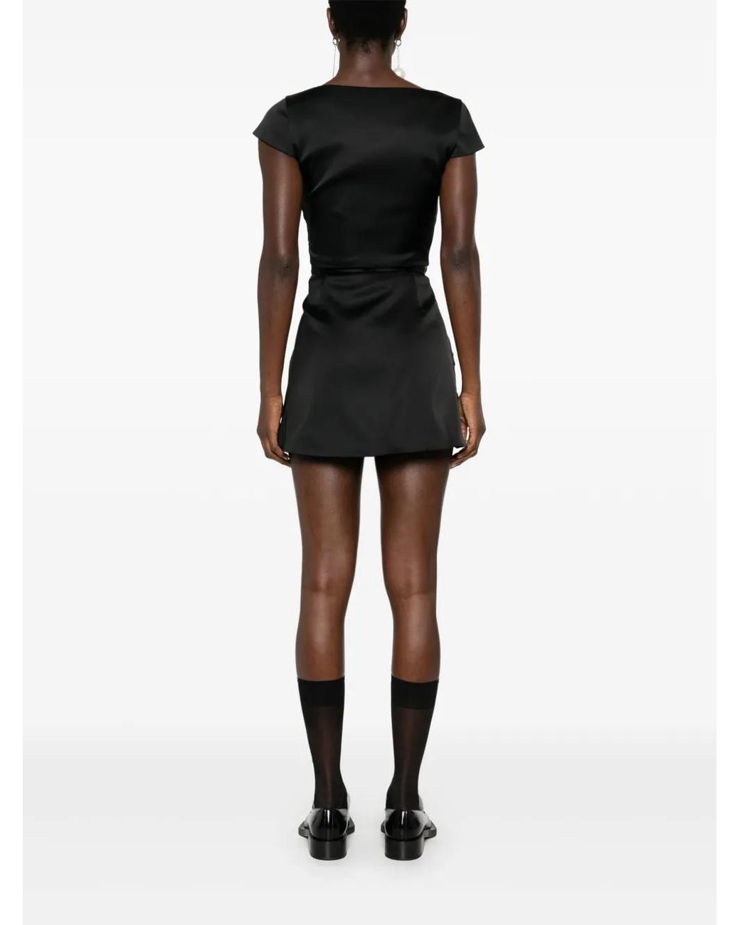 Body Con Escote Corazón Viktor & Rolf de color Black