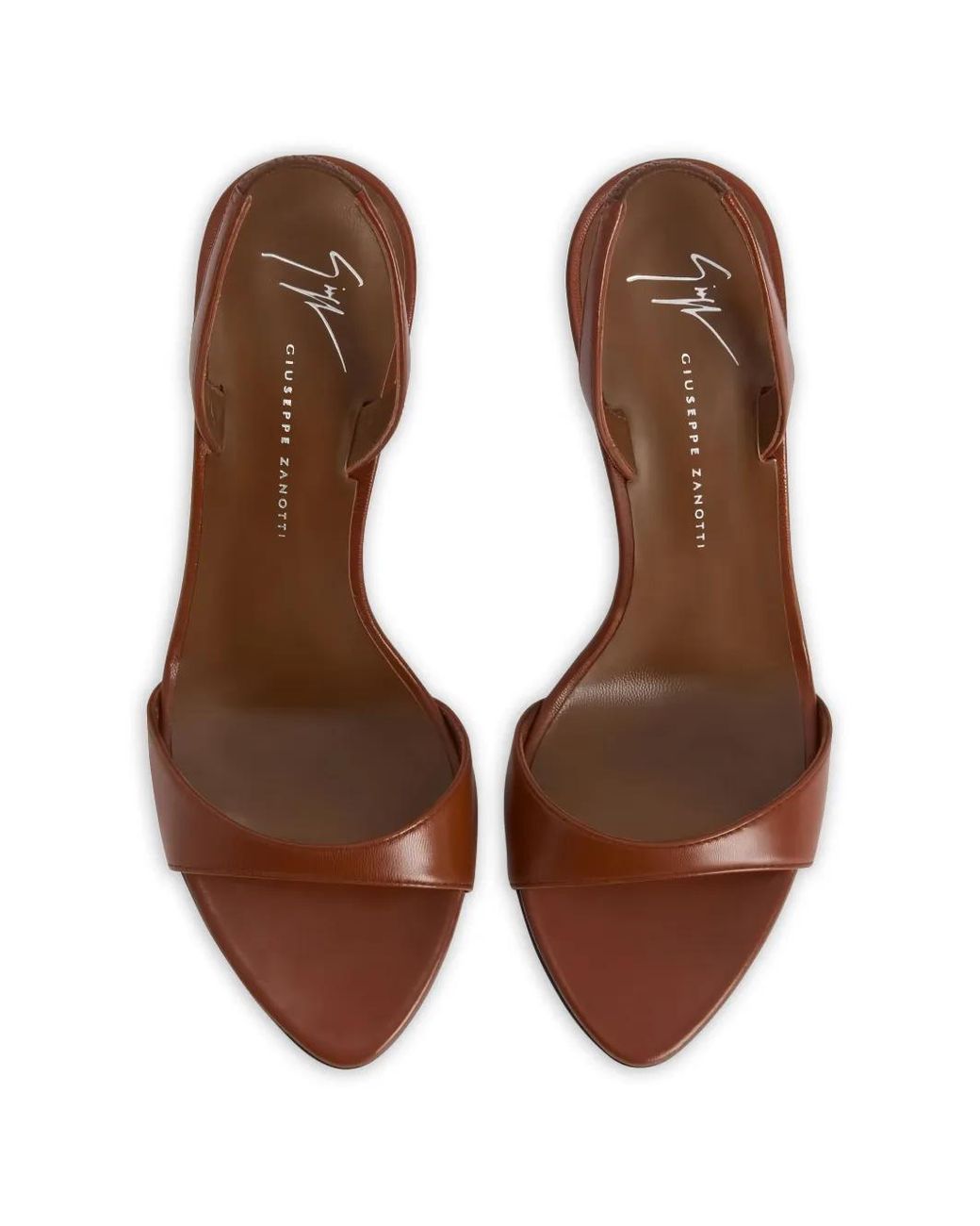 Giuseppe Zanotti Brown Lilibeth 90 Sandals