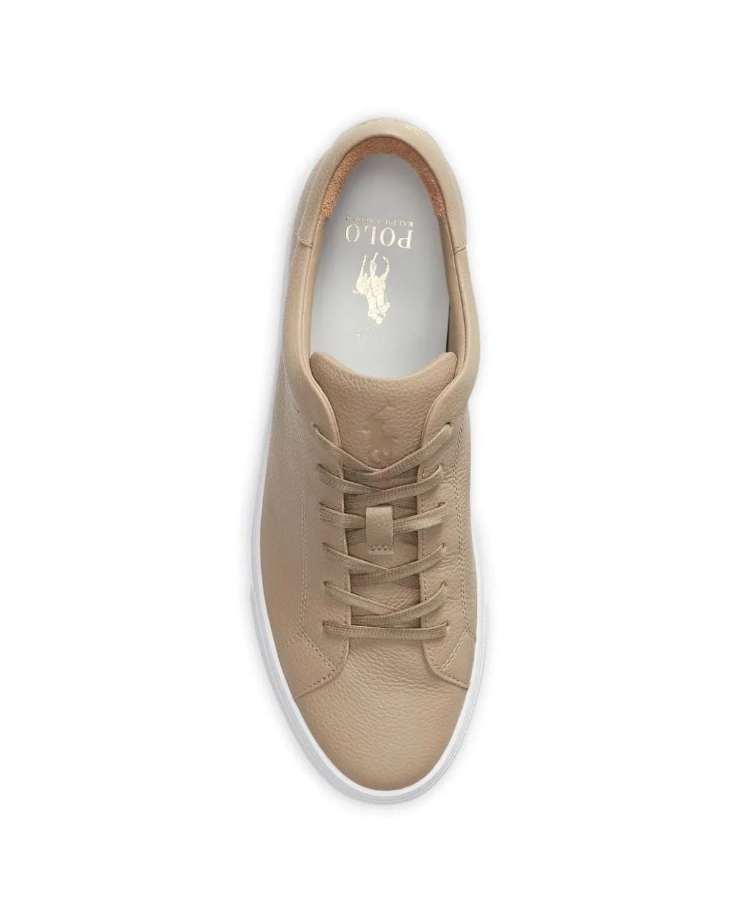 Polo Ralph Lauren White Baskets À Logo for men