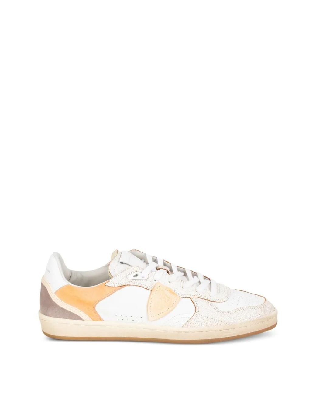 Sneakers Con Inserti di Philippe Model in White da Uomo