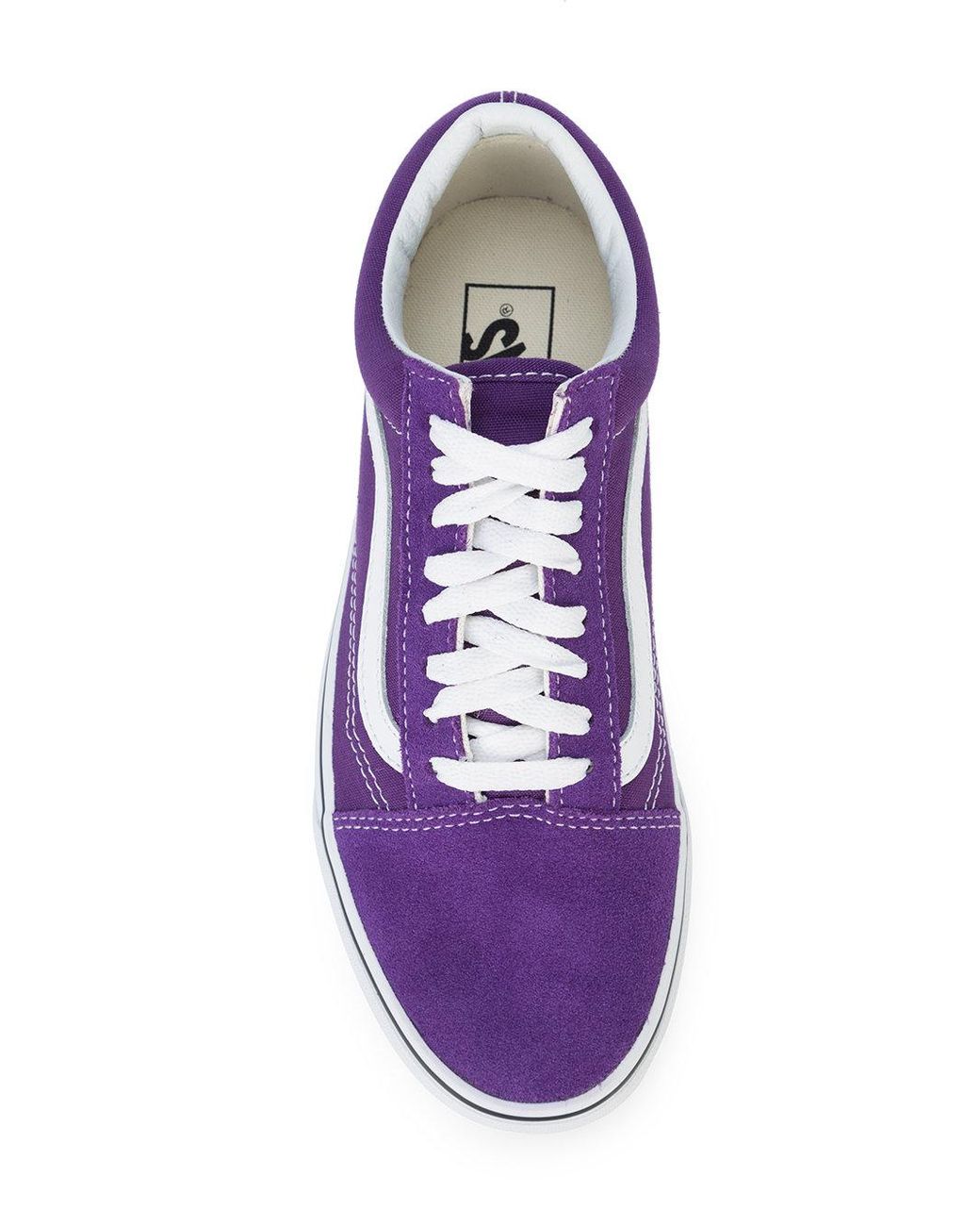 Vans The Men's Old Skool In Petunia And True White in Purple for Men | Lyst