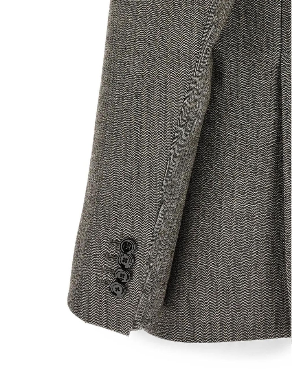 Lardini Gray Feeling Double-Breasted Suit for men