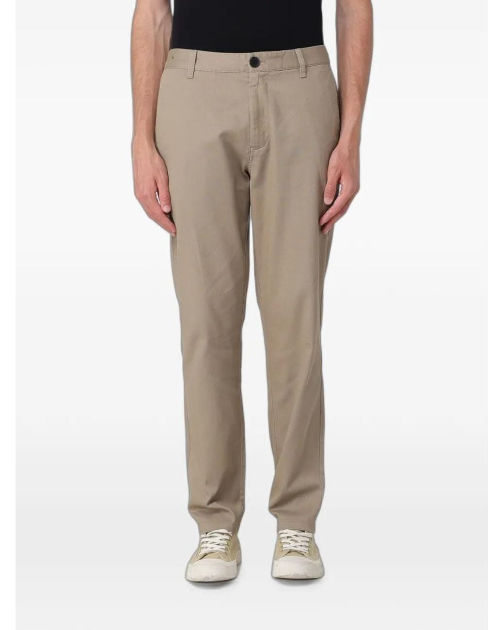 ARMANI EXCHANGE Natural Straight-Leg Chino Pants for men