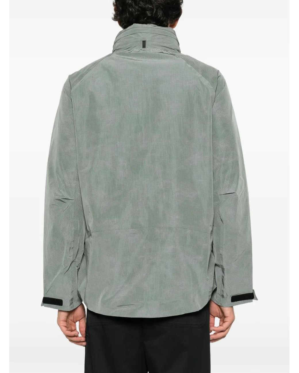 Oakley Gray Reflective Camo Shell Windbreaker for men