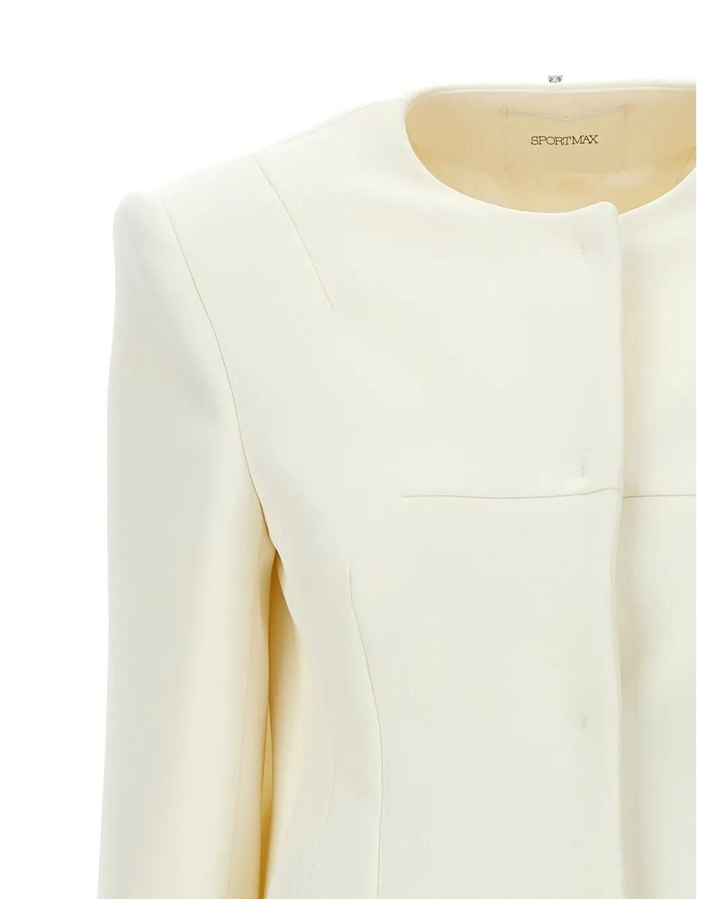 Sportmax White Aceri Jacket