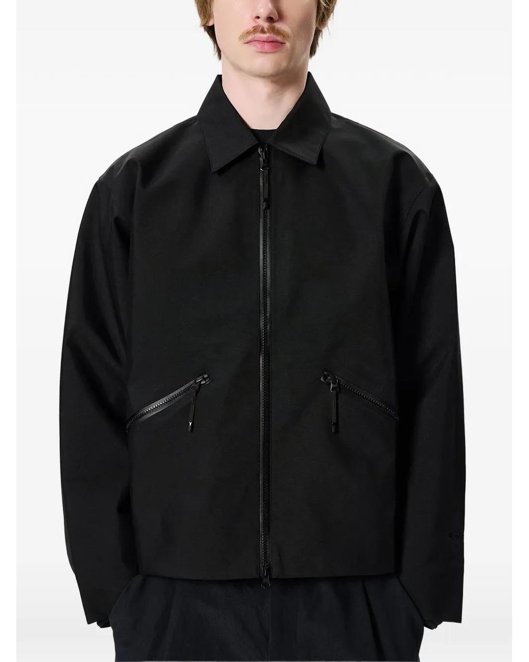 Goldwin Black Gore-Tex Zip-Up Jacket for men