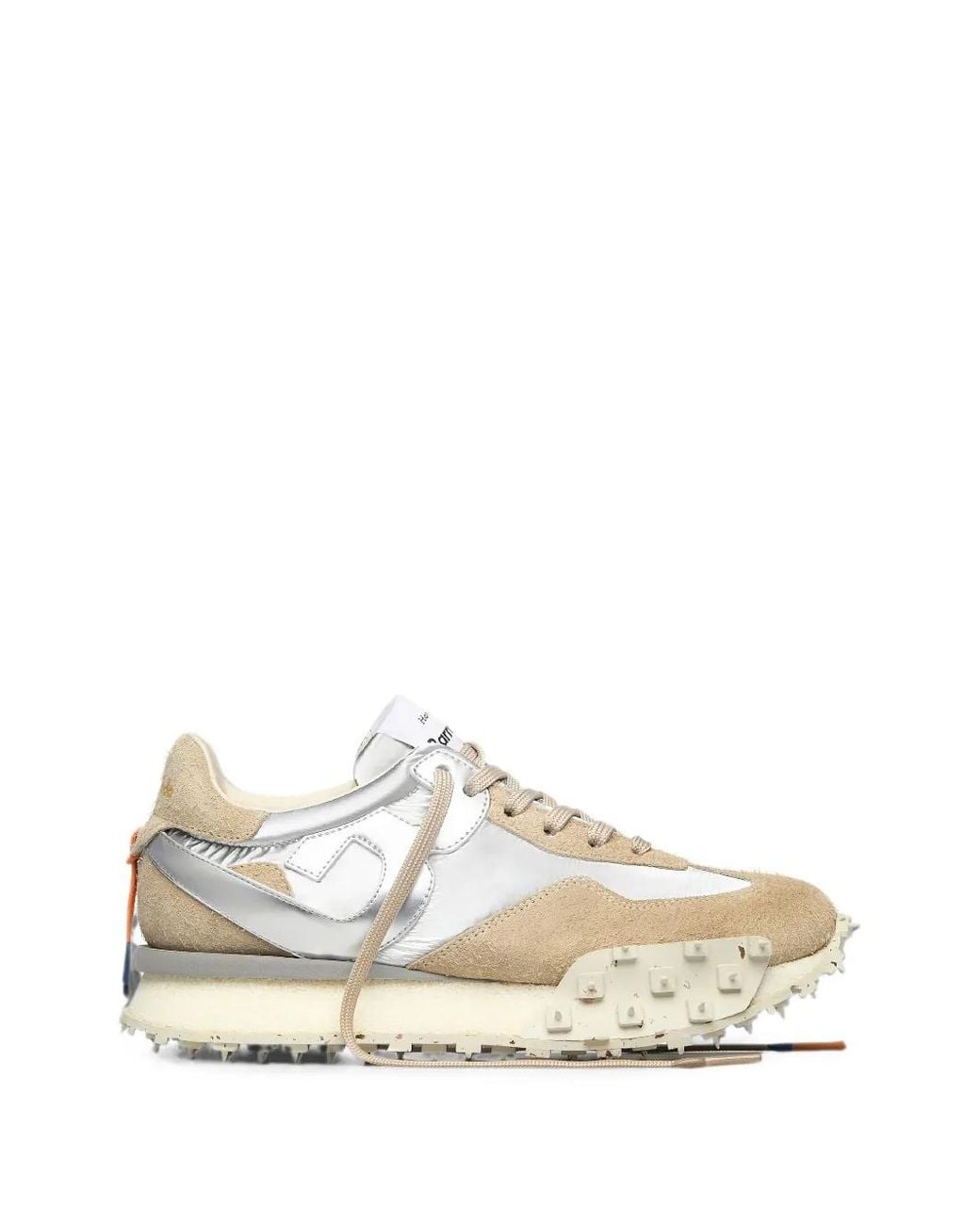 Barracuda White Impact Panelled Studded Sneakers