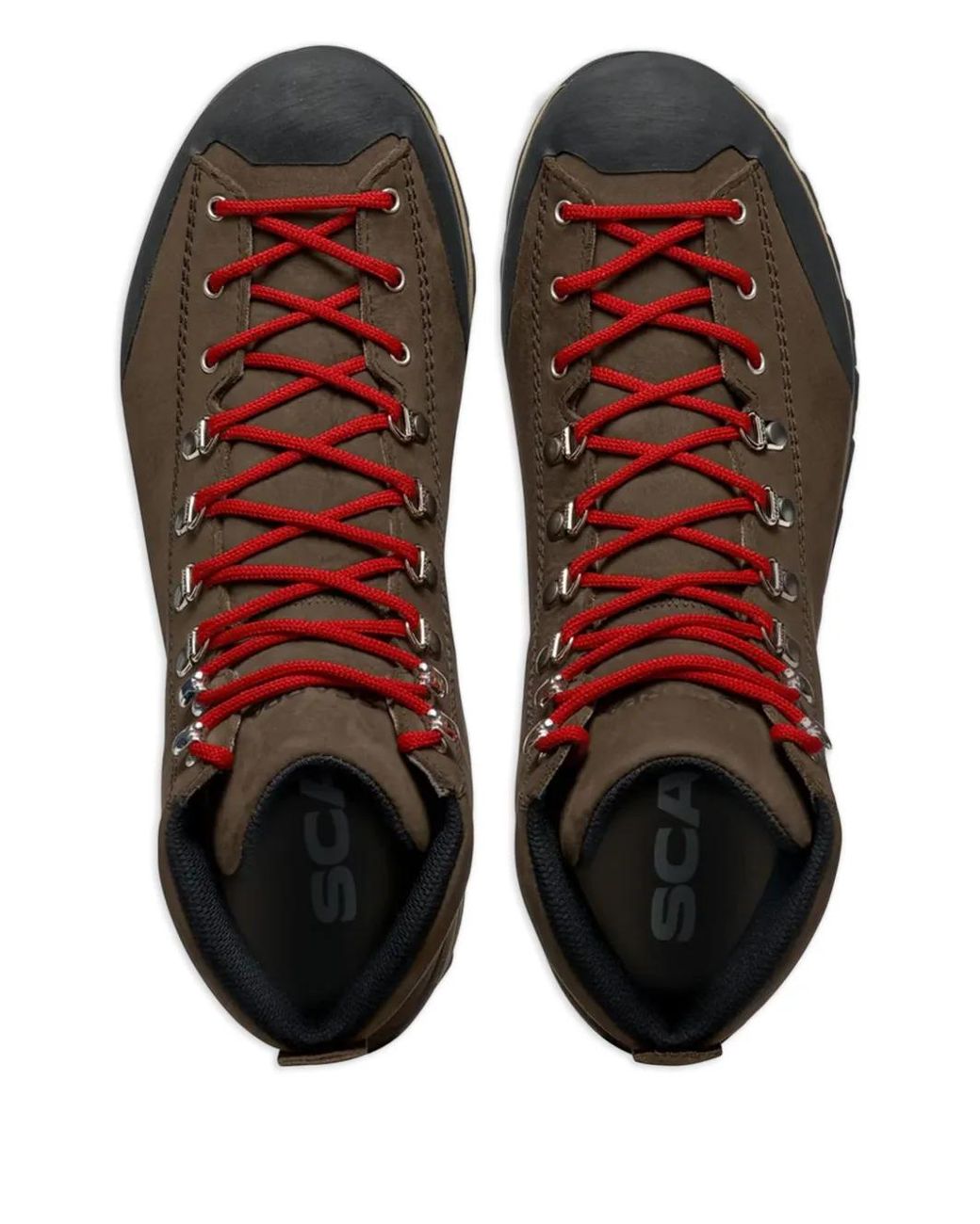 SCARPA Brown Lace-Up Sneakers for men