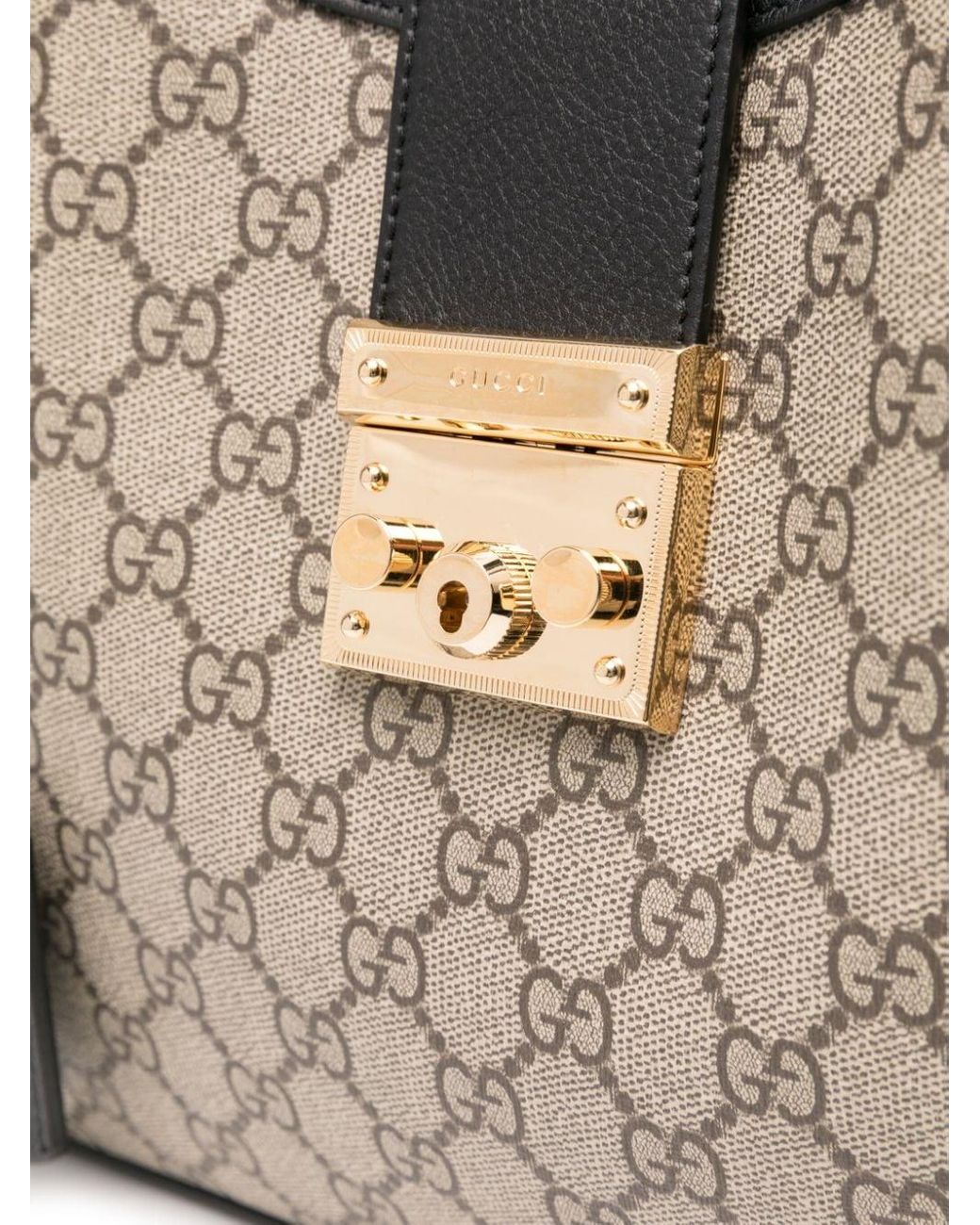Gucci Medium Padlock Gg Shoulder Bag in White Lyst UK