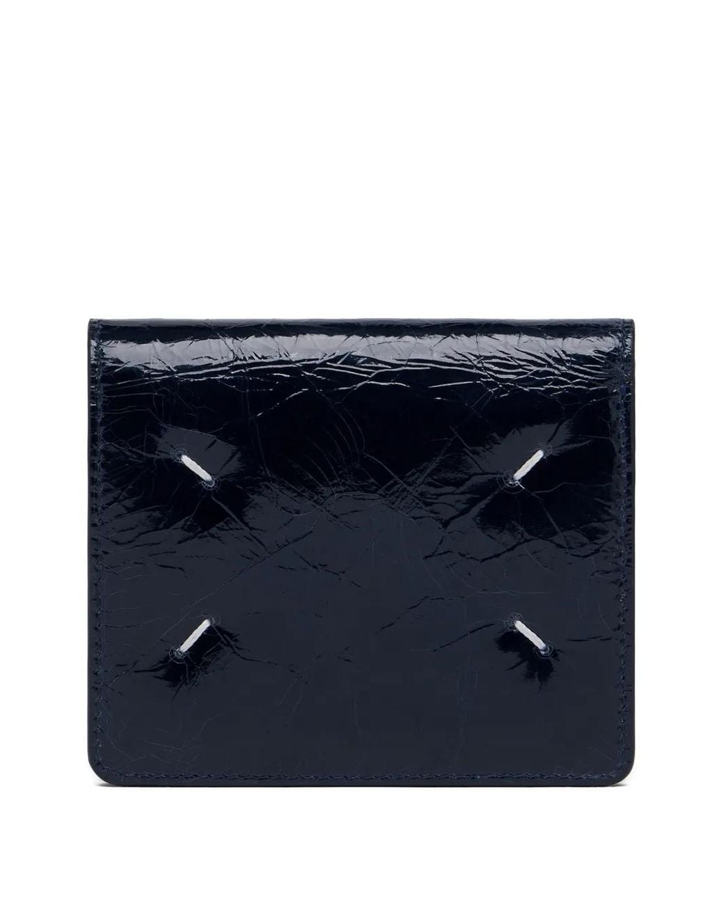 Maison Margiela Blue Four Stitches Wallet Clip