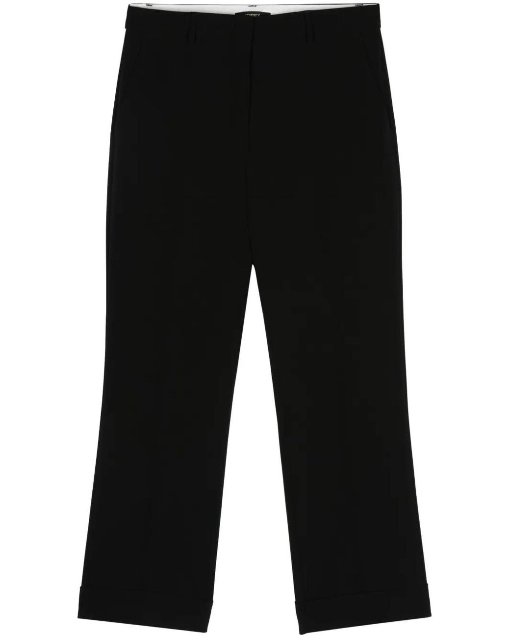 Seventy Black Tailored Cropped Trousers