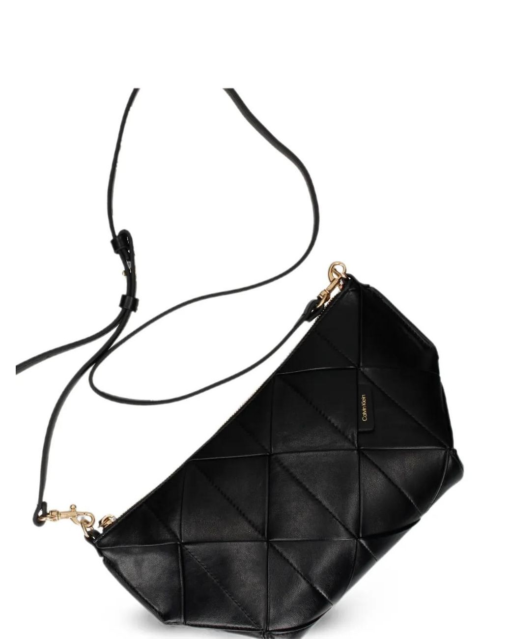 Calvin Klein Black Quilted Shoulder Bag