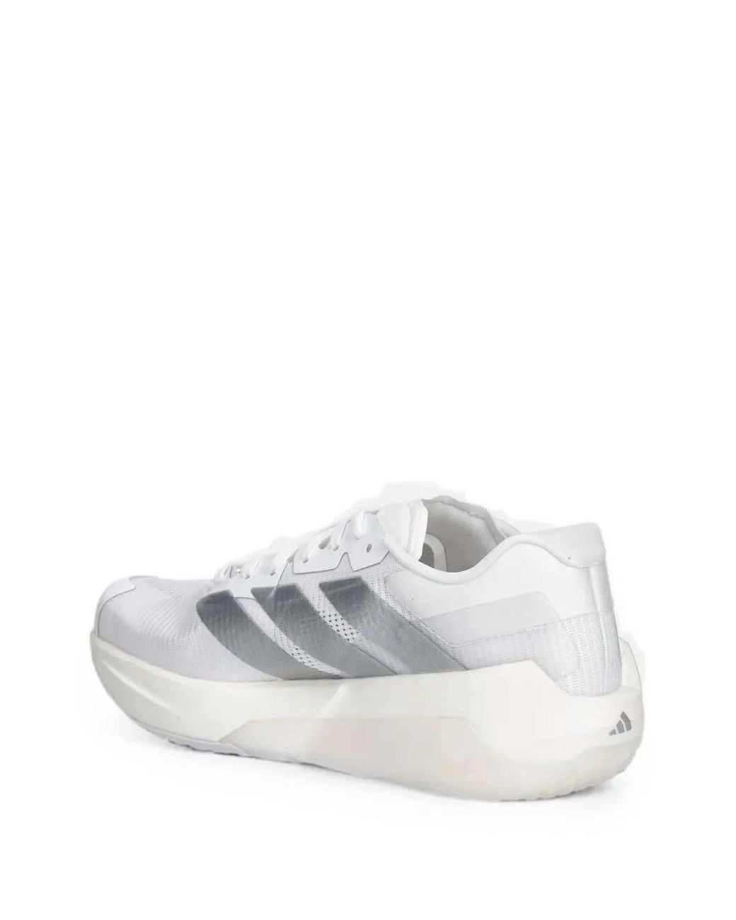 Adidas White Adizero Dropset Pro Training Shoes