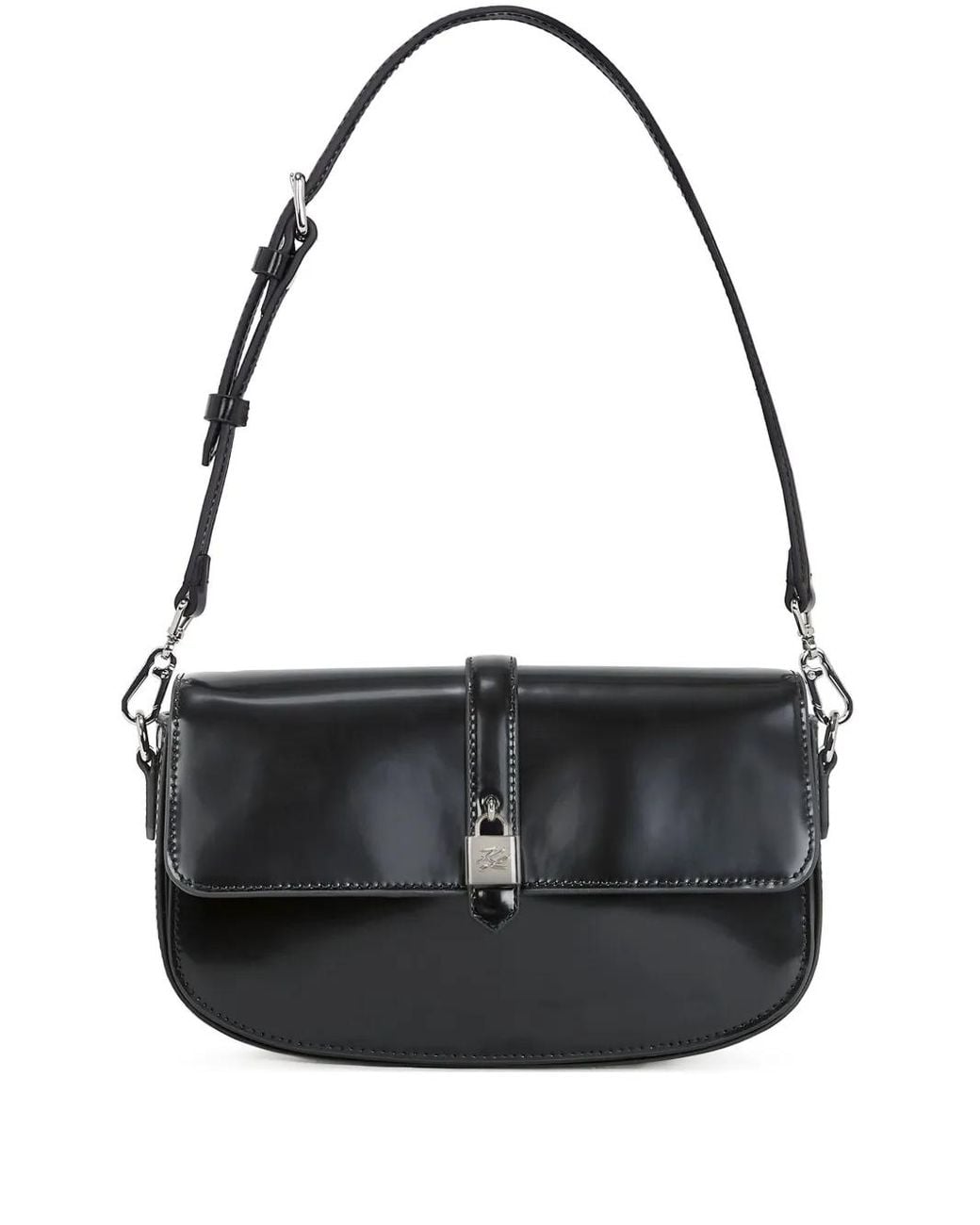 Karl Lagerfeld Black K/Autograph Shoulder Bag