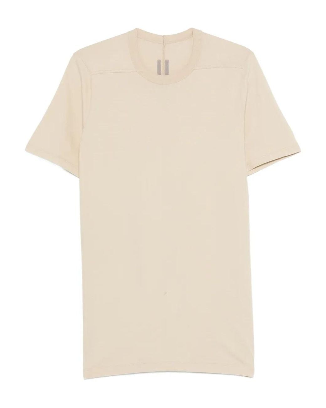 Rick Owens White Short-Sleeved T-Shirt for men