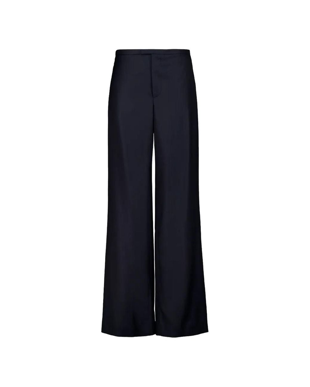 Gucci Blue Wool Palazzo Pants