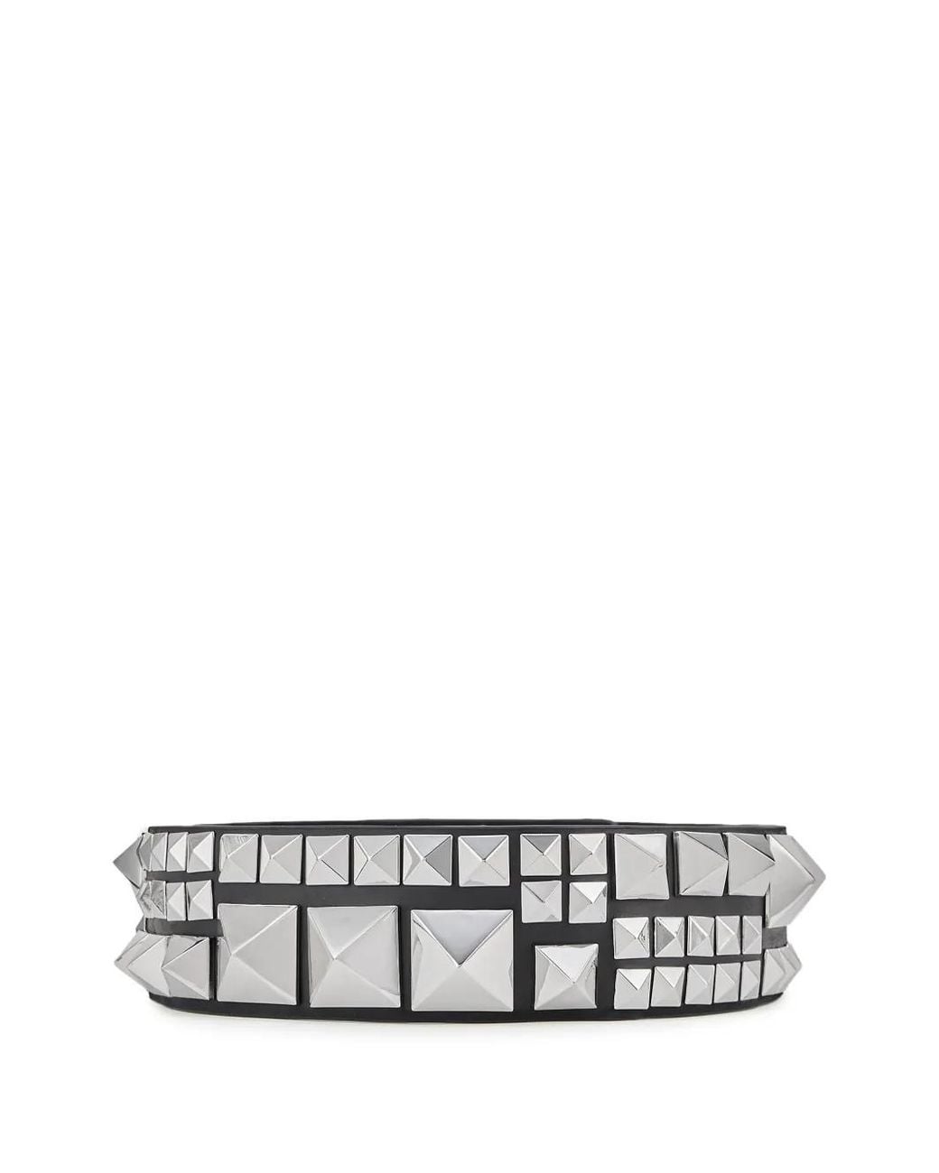 Kat Maconie White Sam Pyramid-Stud Belts