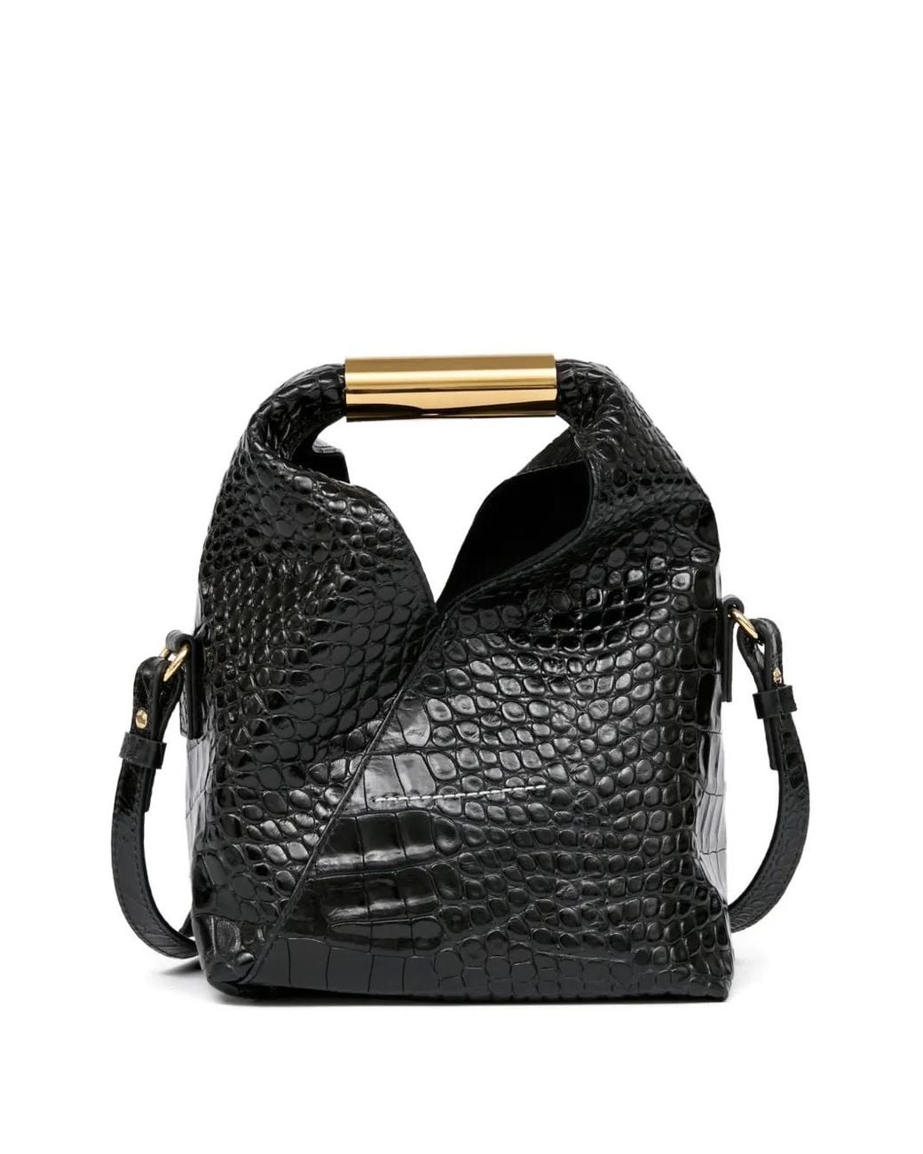 MM6 by Maison Margiela Black Small Japanese Shoulder Bag