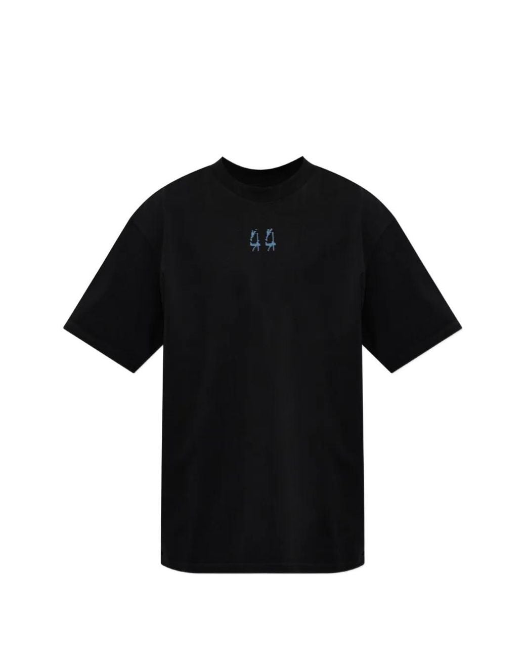 44 Label Group Black T-Shirt Fear À Logo Imprimé