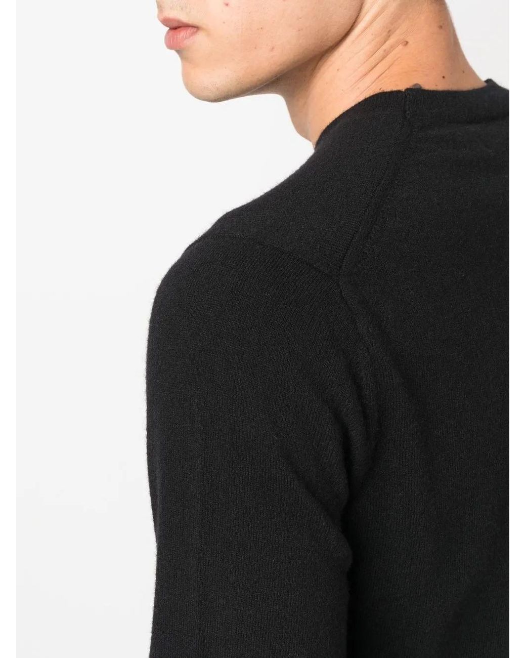 Comme des Garçons Black Crew-Neck Sweater for men
