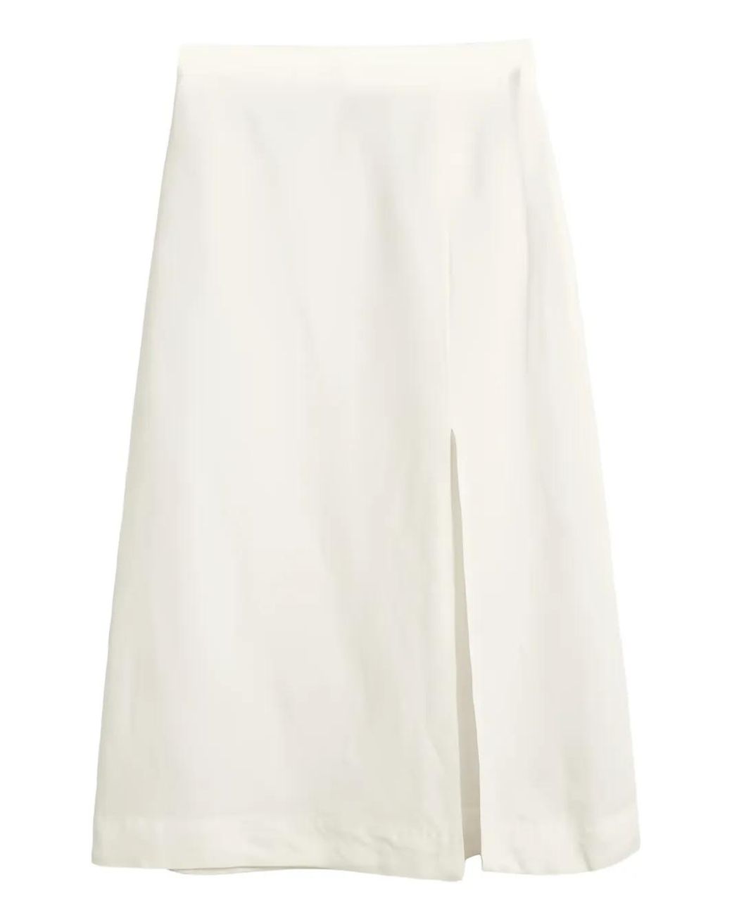 Gant Midi-Rok Met Split in het White