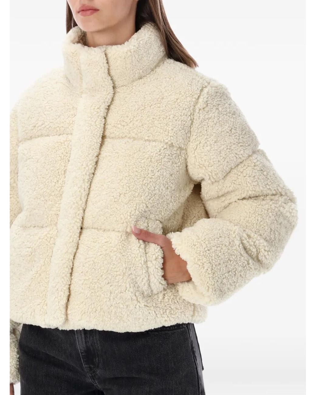 Levi's Natural Quilted Polyester Jacket