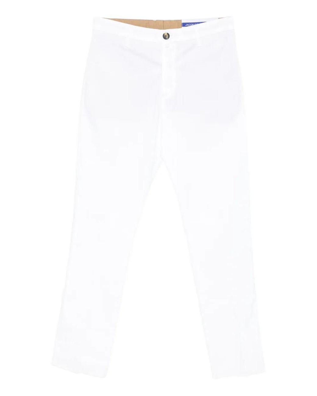 Jacob Cohen Broek Met Knoopsluiting in het White voor heren