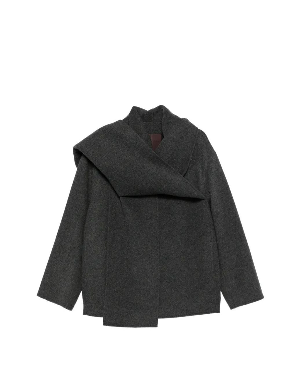 LIBERADD Black Veste À Empiècements Drapés