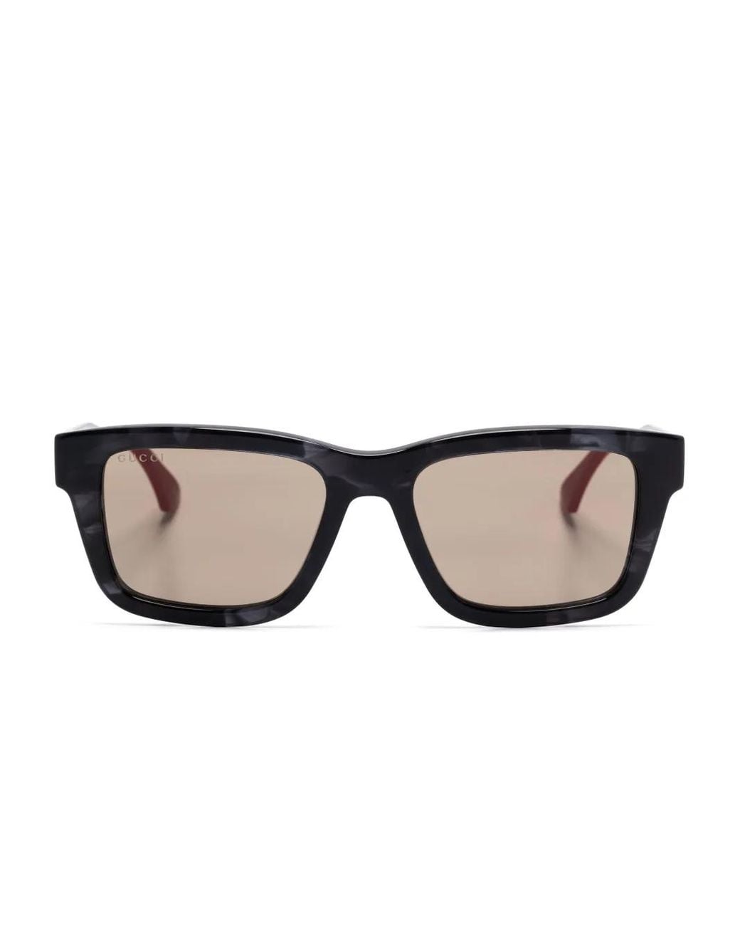 Gucci Blue Square-Frame Sunglasses for men